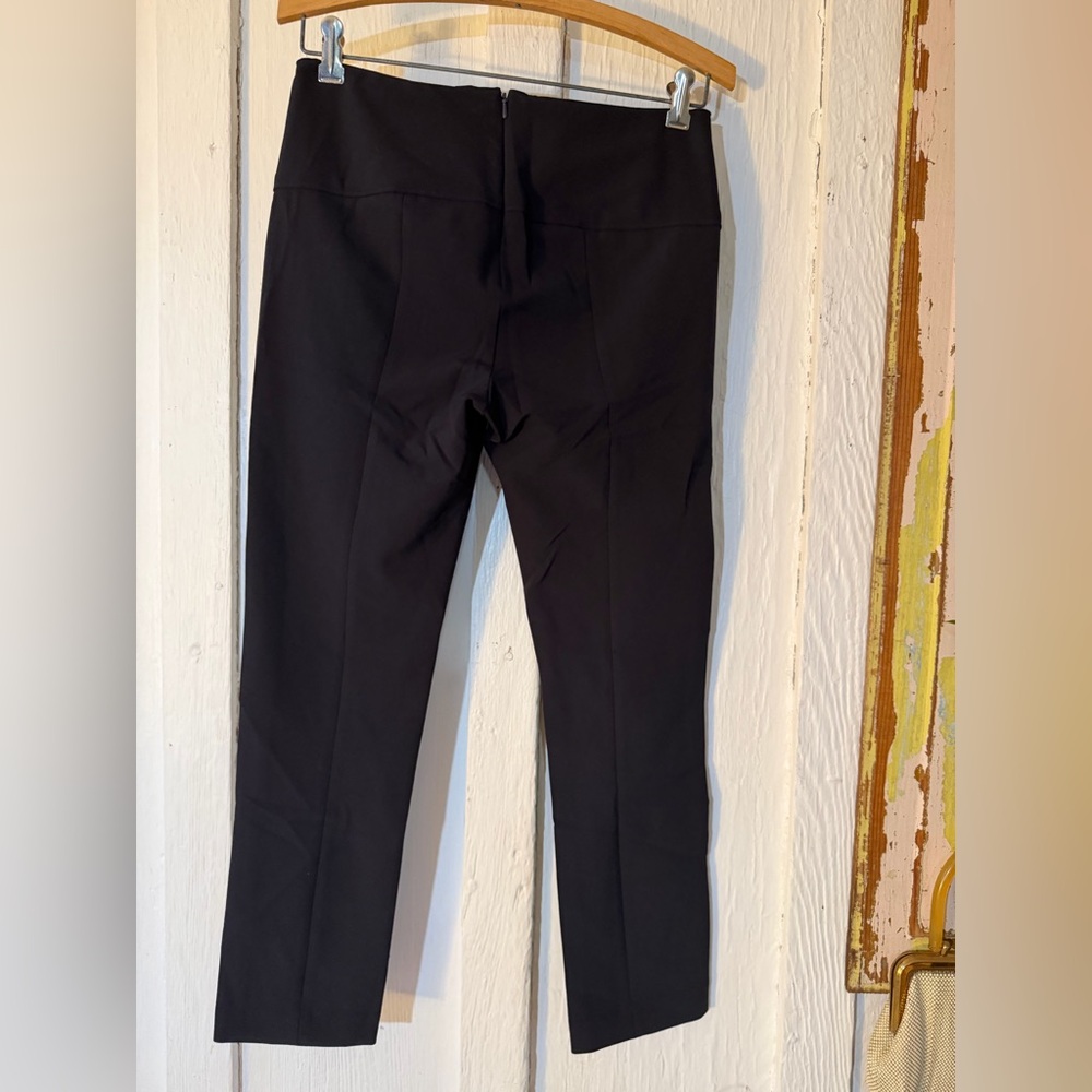 Veronica Beard Scuba Knit Pants Navy Blue Made in USA: Size 6 - Picture 4 of 10